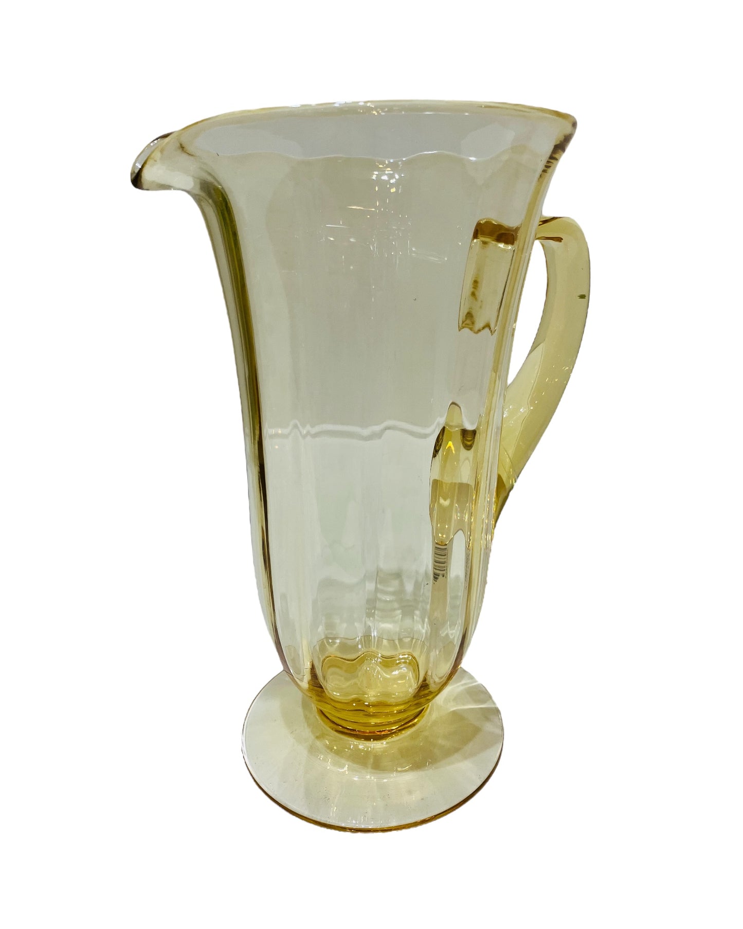 “Fairfax” Fostoria Glass Co. 1927-1944 Topaz Color Pitcher