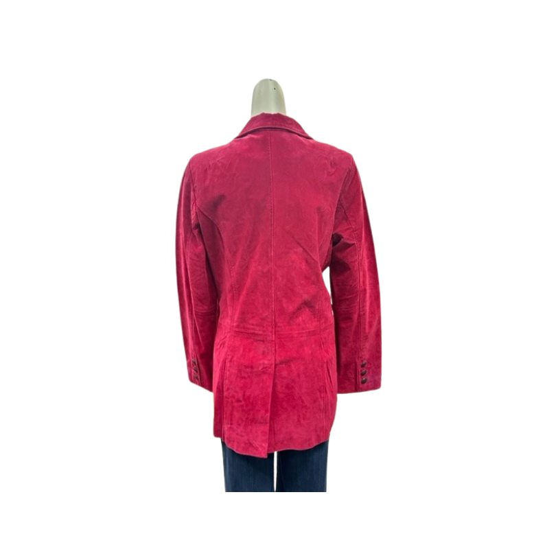 D&Co. Fuchsia Suede Jacket