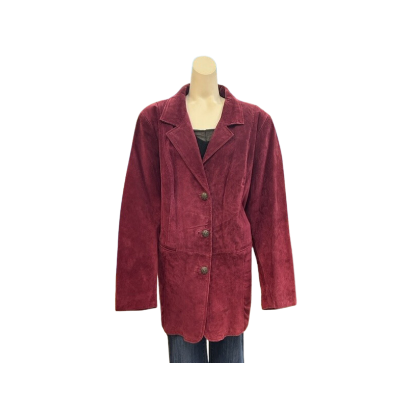 D&Co. Plum Suede Jacket